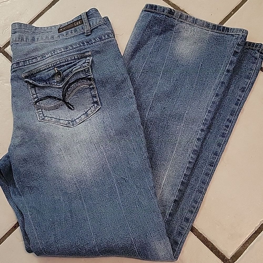 🦋VINTAGE Y2K MIDRISE BOOTCUT JEANS SIZE, 11 JR EUC
